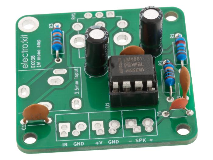 Audioförstärkare 1W mono LM4861 @ electrokit (4 av 7)