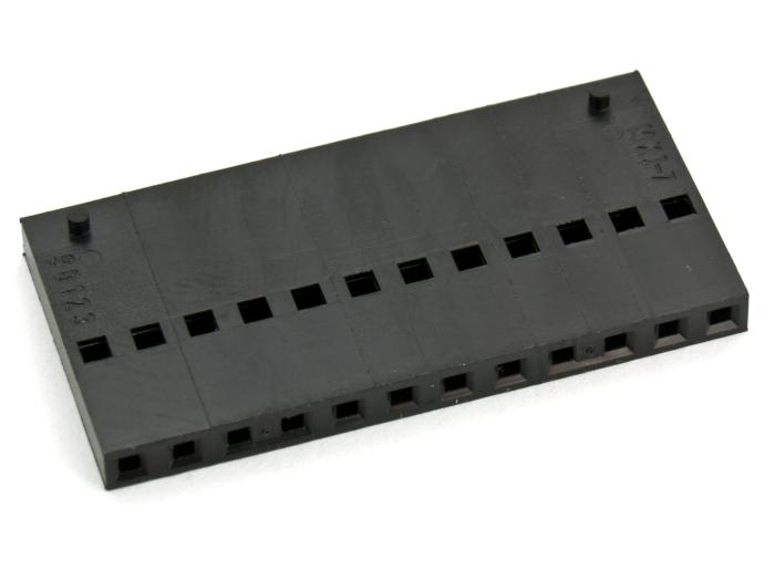 Contact housing C-GRID III 1x12p 2.54mm @ electrokit (1 of 2)