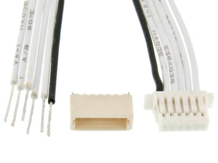 Cable with JST-SH 1.0mm 6-pin 200mm @ electrokit (2 of 2)