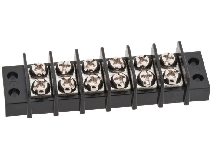 Terminal block 0.3-3.3mm² 6-p chassis @ electrokit (1 of 2)