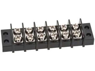 Kopplingsplint 0.3-3.3mm² 6-pol chassie @ electrokit