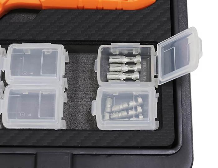 Crimptång sats med tre pressbackar 0.7-3.7mm² @ electrokit (8 av 8)