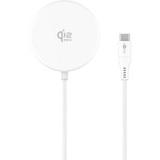 Tr&aring;dl&ouml;s Qi2 snabbladdare 25W med magnet och h&aring;llare @ electrokit