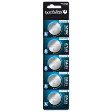 CR2450 litium batteri 3V everActive 5-pack @ electrokit