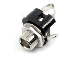 6.3mm female 2-pole mono open @ electrokit