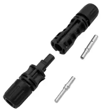 MC4 kontakter 2.5-10mm2 50A - Par för crimpning @ electrokit