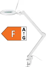 Förstoringslampa 1.75x 3 dioptrier 10W 3500-6500K @ electrokit