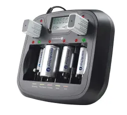 Universal batteriladdare 4x AAA/AA/C/D + 2x 9V NiMH @ electrokit