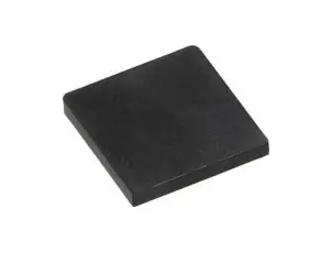 Gummifot 13x13x2.3mm svart @ electrokit