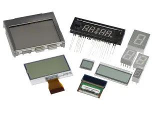 LED & LCD displayer ca 10 st - blandade modeller @ electrokit
