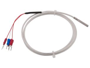 Temperatursensor PT100 3-tråd 1m @ electrokit
