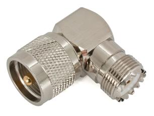 PL259 UHF vinkel hane till hona @ electrokit