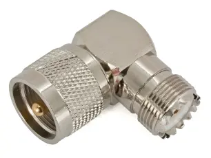 PL259 UHF vinkel hane till hona @ electrokit