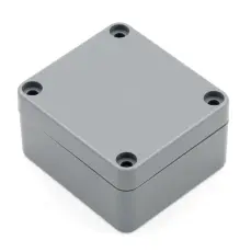 Enclosure 64x58x35mm IP65 grey ABS @ electrokit