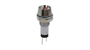 Lysdiodsindikator 2V 20mA röd @ electrokit