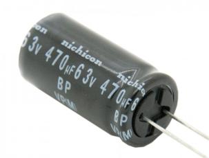Electrolytic capacitor 22uF 63V &oslash;8x11.5mm bipolar @ electrokit