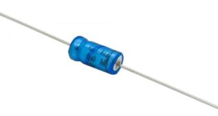 Electrolytic capacitor 10uF 25V axial &oslash;4.5x10mm 2000h @ electrokit
