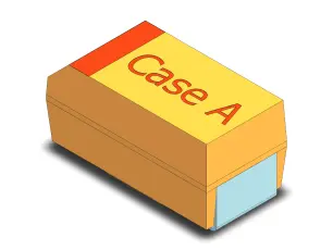 Tantalum T491 SMD-A 10uF 16V 10% @ electrokit