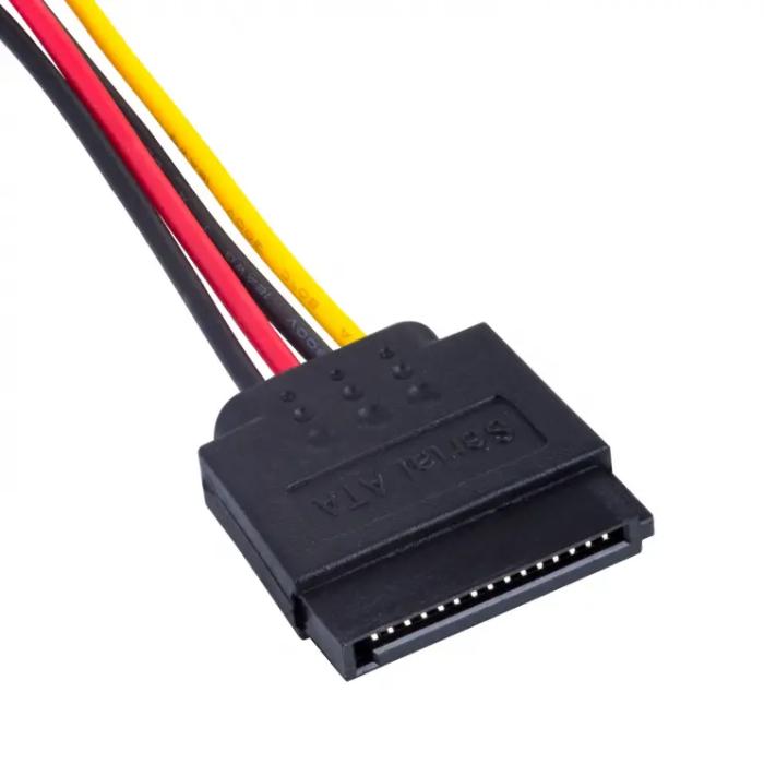Adapterkabel 15-pin SATA power till 15-pin SATA power + MOLEX 4-pin @ electrokit (4 av 5)