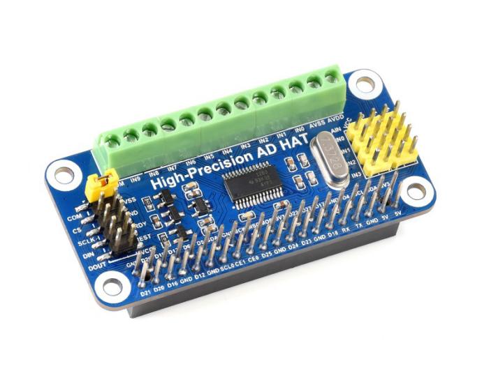 32-bit 10x ADC HAT for Raspberry Pi @ electrokit (1 of 9)