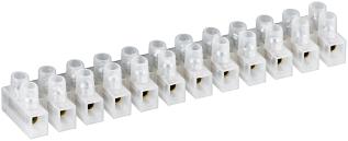 Kopplingsplint 12-vägs 6mm² @ electrokit