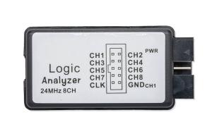 Logic Analyser 8-channel 24MHz USB-miniB @ electrokit