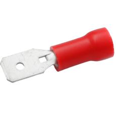 Flatstift 4.8x0.5mm röd @ electrokit