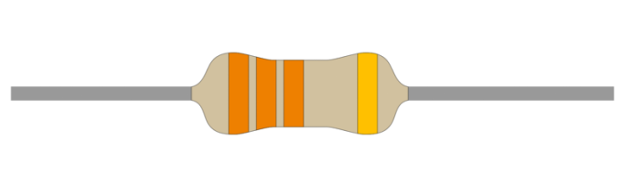 Resistor 1W 5% 33kohm (33k) @ electrokit (1 of 1)
