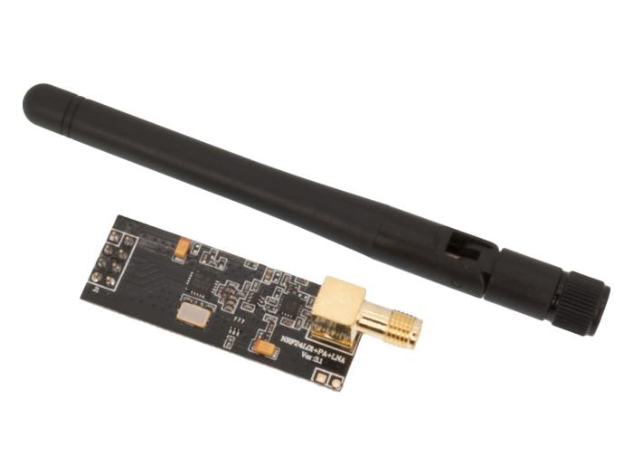 Trådlös nRF24L01+ 2.4G modul med PA och LNA @ electrokit (4 av 4)