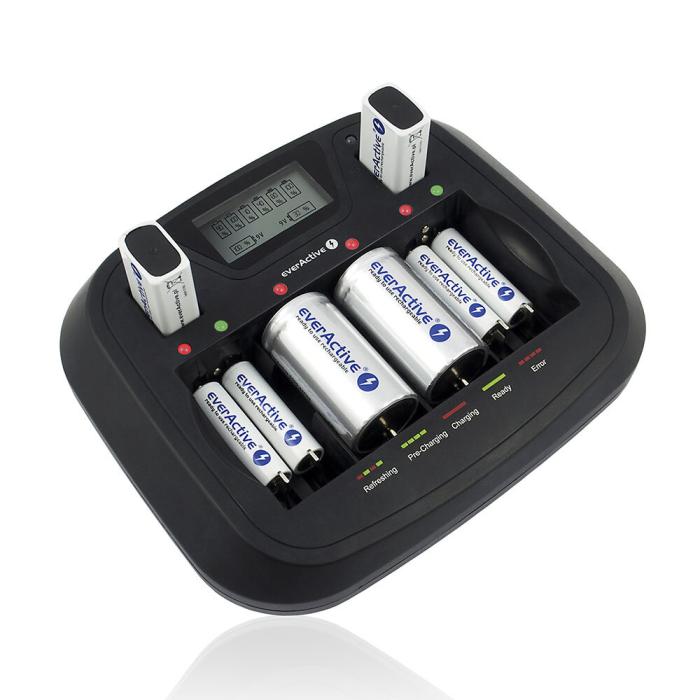 Universal batteriladdare 4x AAA/AA/C/D + 2x 9V NiMH @ electrokit (2 av 6)