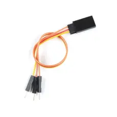 Adapterkabel servo till 3x dupont hane @ electrokit