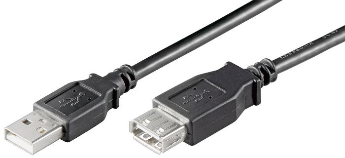USB-kabel A-hane - A-hona 5m @ electrokit (1 av 1)