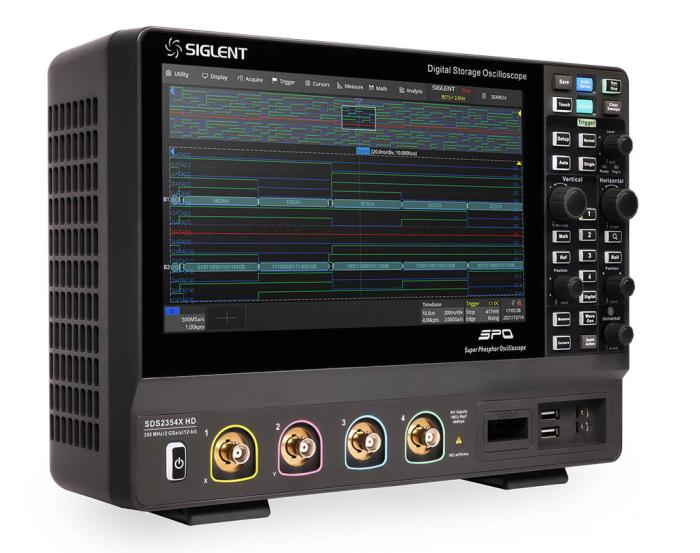 Oscilloskop 200MHz 4-kan 12-bit Siglent SDS2204X HD @ electrokit (2 av 4)