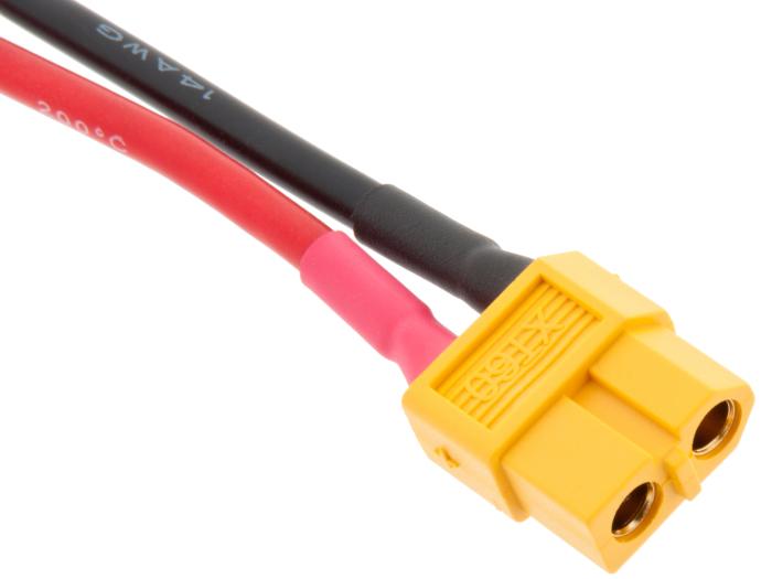 Adapterkabel XT60 hona till PowerPole - 100mm @ electrokit (2 av 3)