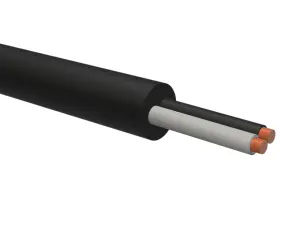 Kabel RKKB 2x2.5mm² svart 60V @ electrokit