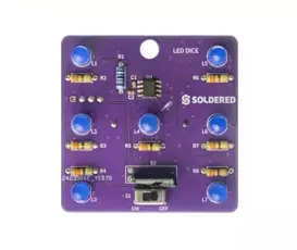 LED-t&auml;rning med mikrokontroller - byggsats @ electrokit