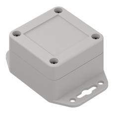 Enclosure flange 60x60x40mm ABS IP65 @ electrokit