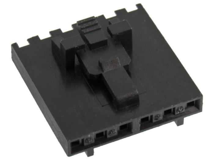 Contact housing C-GRID SL 1x6p 2.54mm @ electrokit (1 of 1)