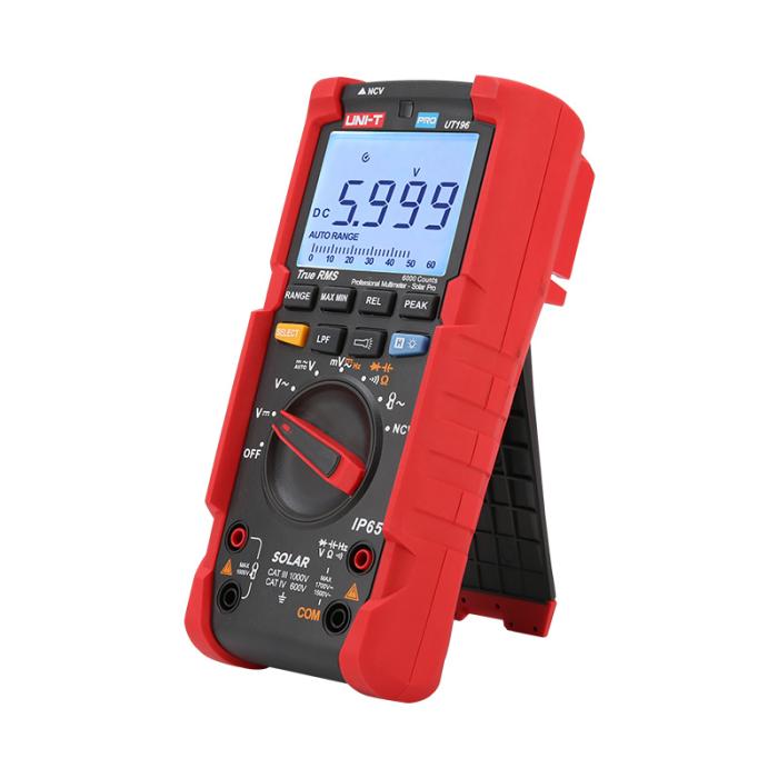 Digital Multimeter Solar Pro 1700VDC UNI-T UT196 @ electrokit (6 av 6)