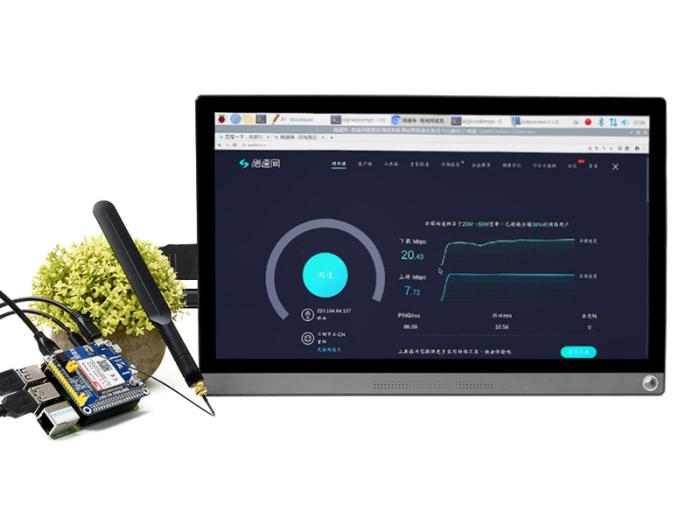 4G / GNSS HAT för Raspberry Pi SIM7600E-H @ electrokit (7 av 10)