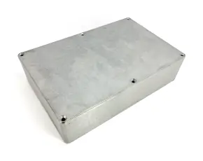 Aluminiuml&aring;da gjuten IP65 G124 222x146x55mm @ electrokit