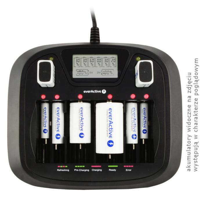 Universal batteriladdare 4x AAA/AA/C/D + 2x 9V NiMH @ electrokit (3 av 6)