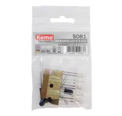 IR-LED 5mm ca 10 st - blandade värden @ electrokit