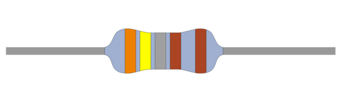 Metallfilmsmotstånd 0.25W 3.48kohm 1% (3k48) @ electrokit (1 av 1)