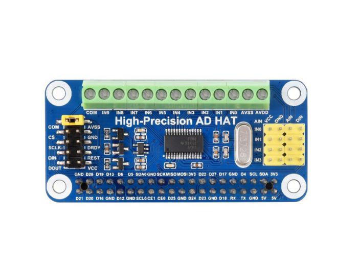 32-bit 10x ADC HAT for Raspberry Pi @ electrokit (3 of 9)