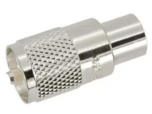 PL259 UHF hane silver lödanslutning @ electrokit