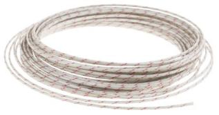 Glasfiberisolerad kabel f&ouml;r termoelement 350&deg;C - 5m @ electrokit