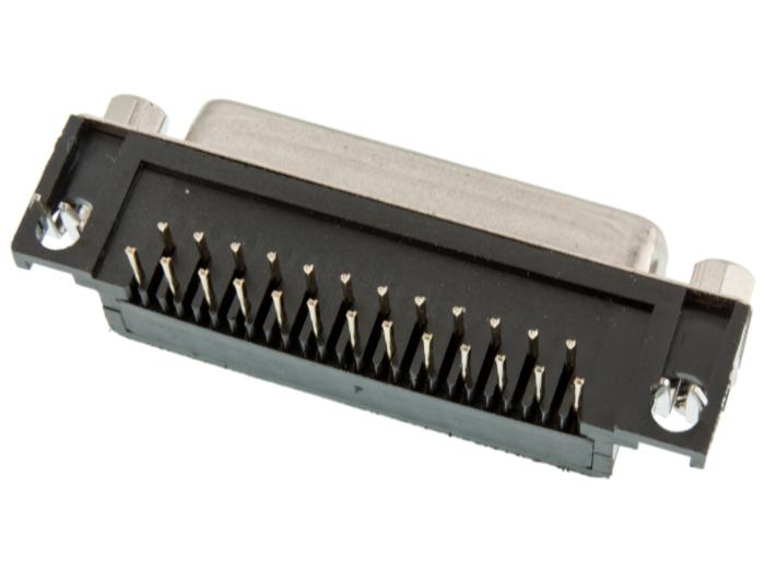 D-SUB 25 pol hona PCB @ electrokit (2 av 2)