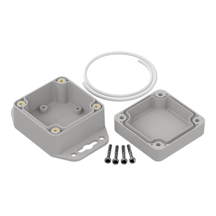 Enclosure flange 60x60x40mm ABS IP65 @ electrokit (2 of 4)