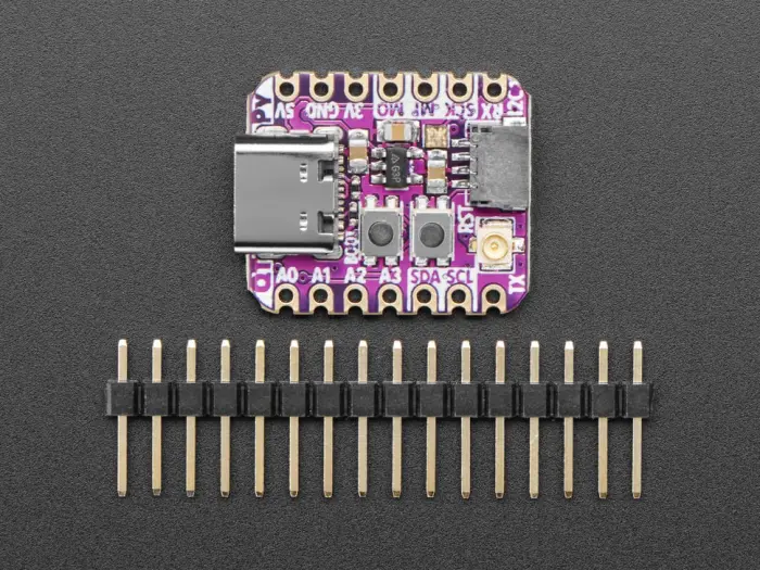 ESP32-S2 Adafruit QT Py WiFi Dev Board med u.fl-kontakt @ electrokit (3 av 6)